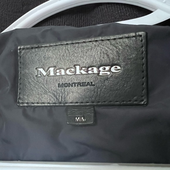 Down coat with natural fur Signature Mackage Collar - Picture 6 of 12